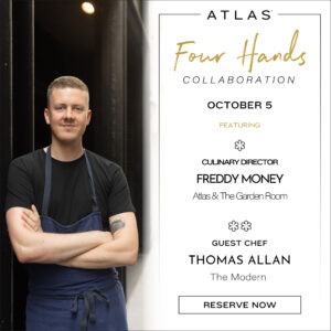 Four Hands Collaboration Dinner at Atlas on October 5